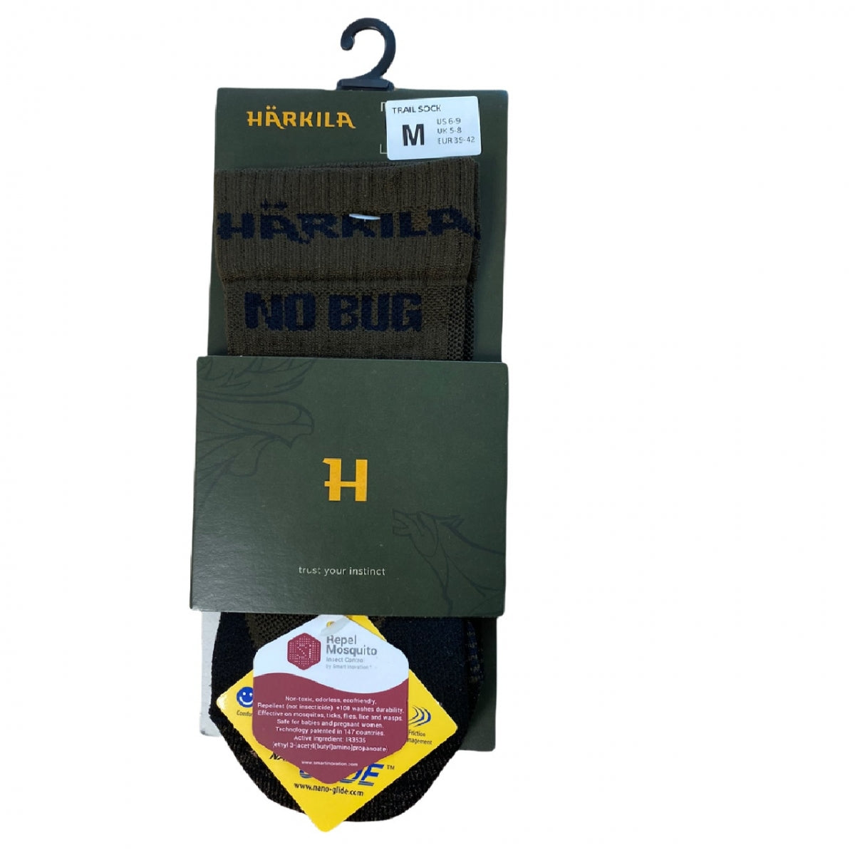 Zeķes Harkila Trail, Tumšā olīvu/Vītolu zaļas