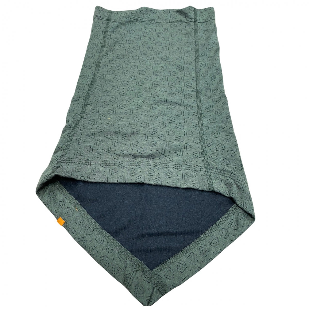 Vienpusējā apaļā šalle Thermowave Merino, Meža zaļa/Melna