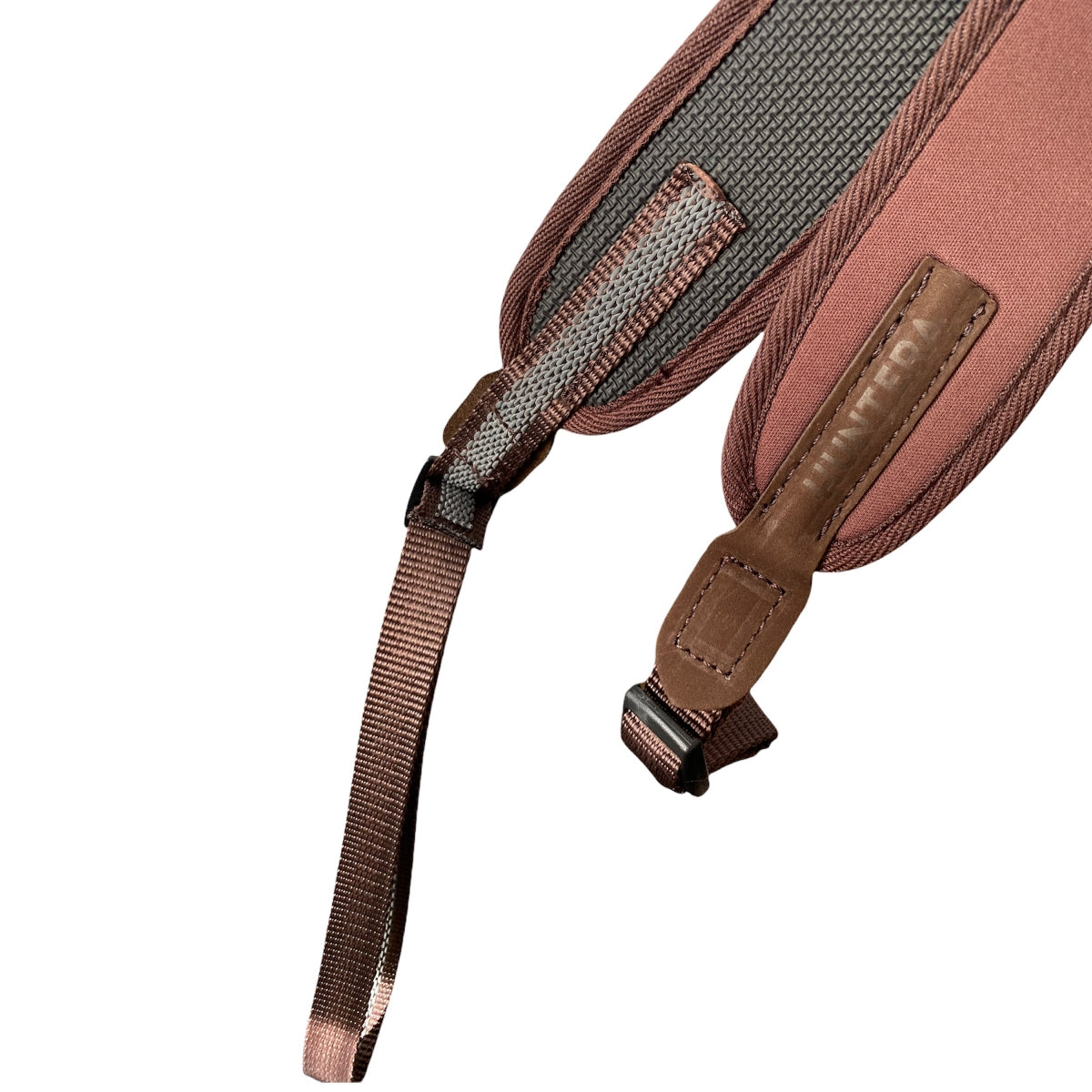 Ieroča siksna Huntera, Brūna ar zamšādas ādas detaļām 79-110 cm