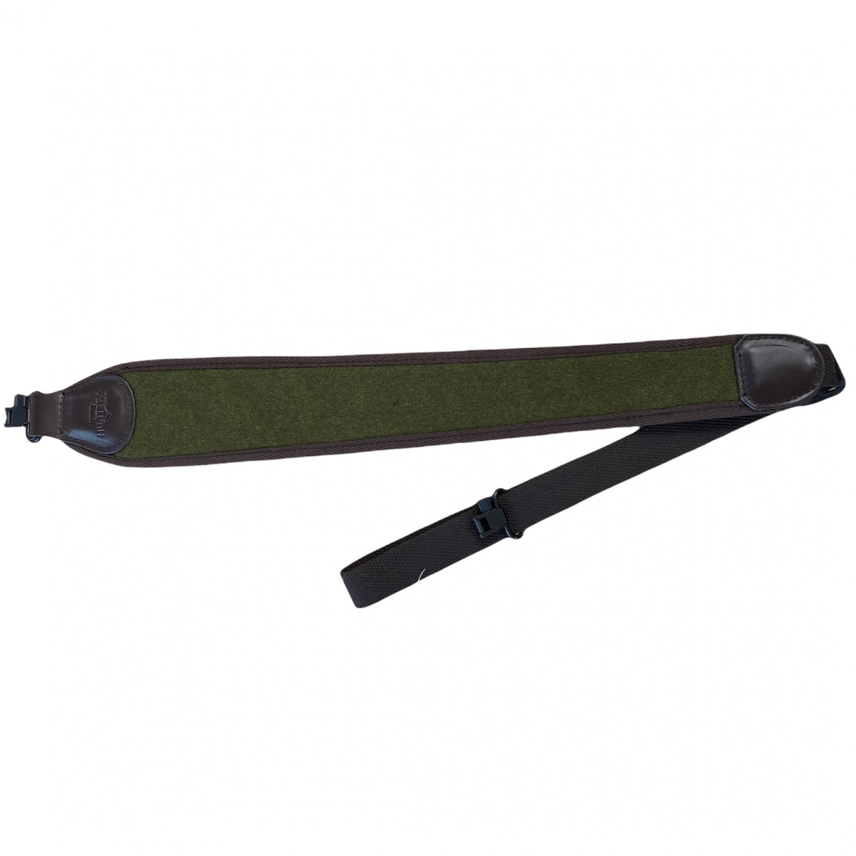 Ieroča siksna Huntera ar skavām 119x7cm, Zaļa