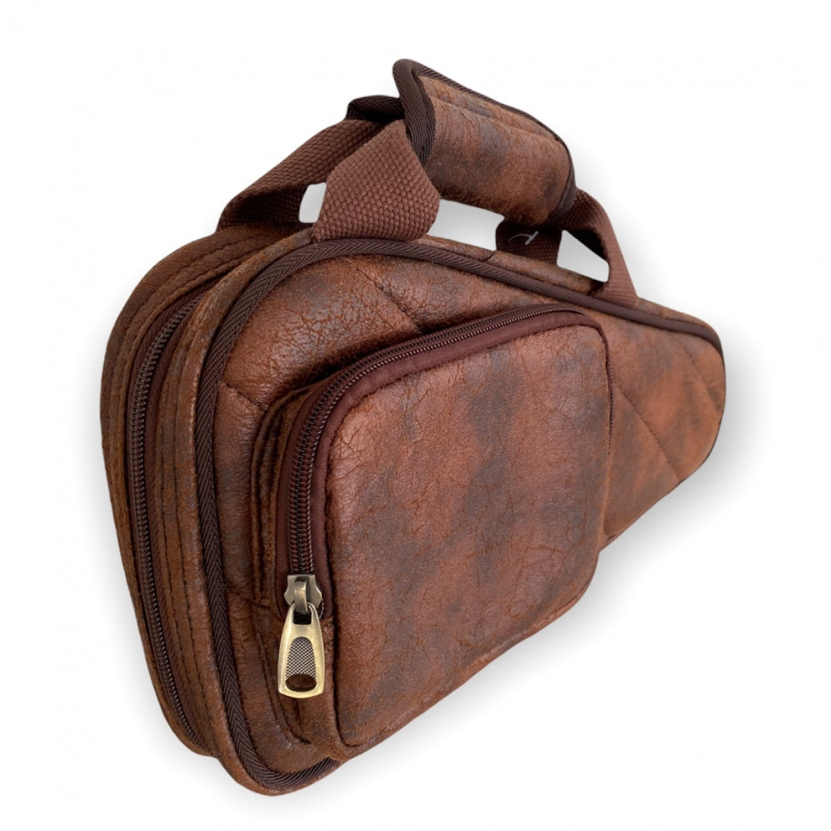 Pistoles soma PU, Brūna