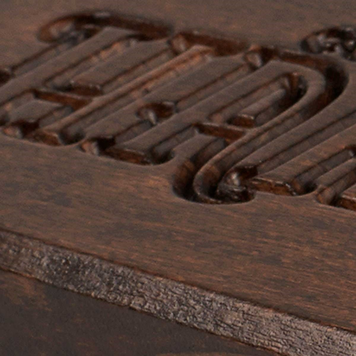 Zābaku paliktnis ar Harkila logotipu, Tumši brūns