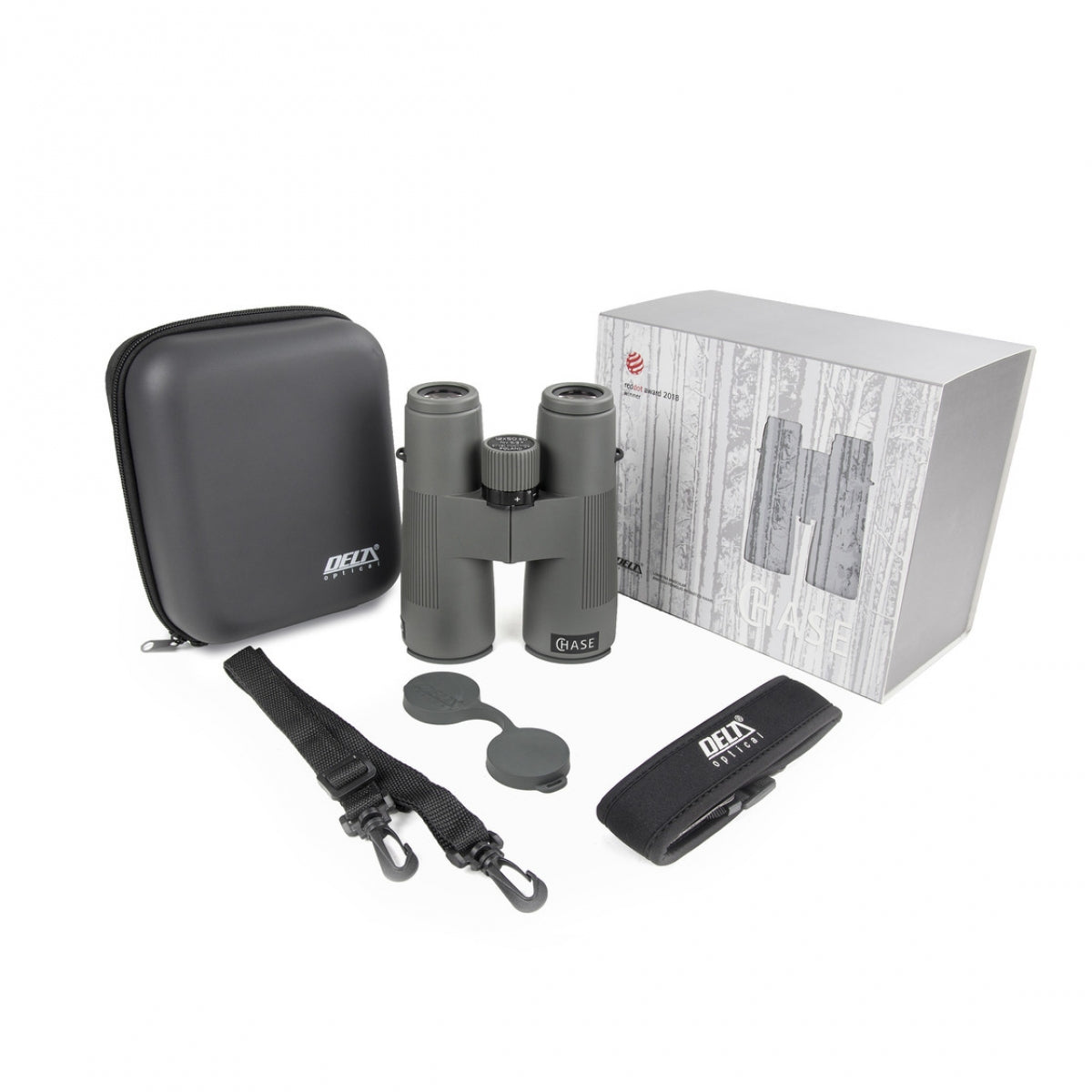 Binoklis Delta Optical Chase 12x50 ED