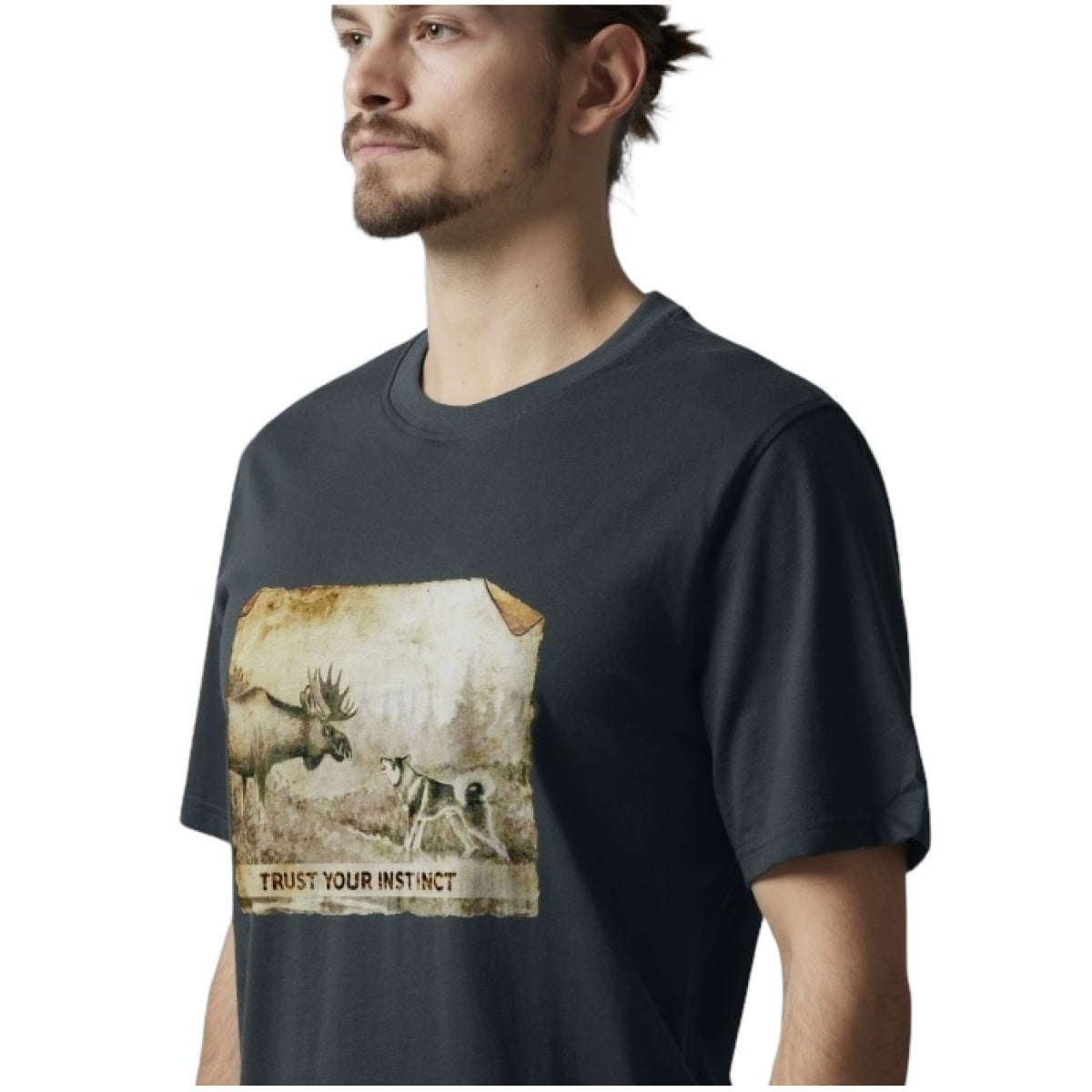 T-krekls HARKILA odin - Limited Edition, Tumši Navy/Vītolu zaļš