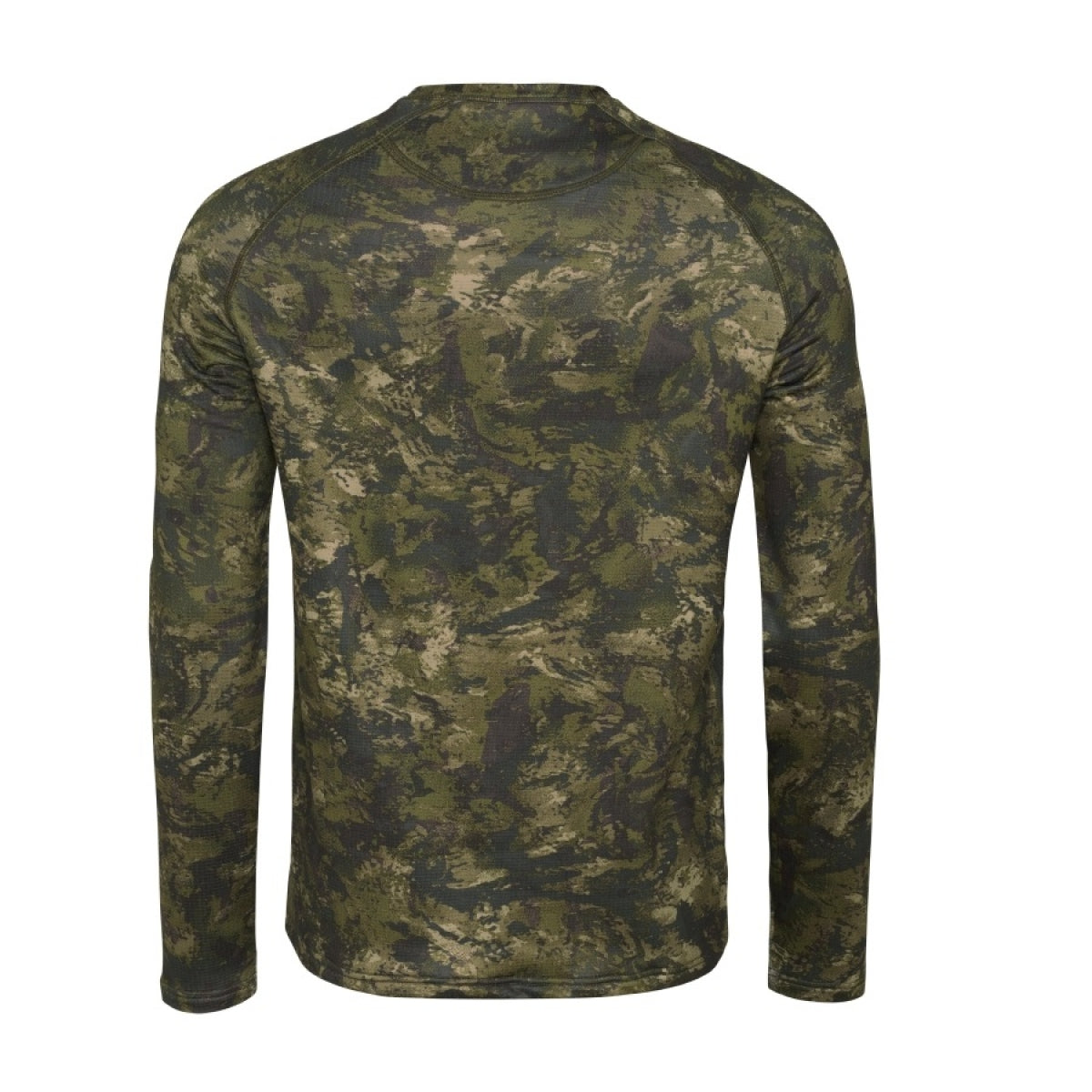 T-krekls SEELAND Active Camo L/S InVis, Zaļš