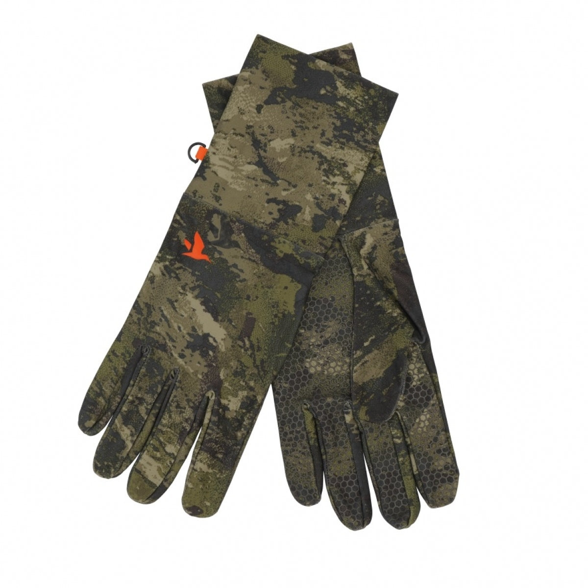 Cimdi Seeland Scent Control Camo Invis, Zaļi