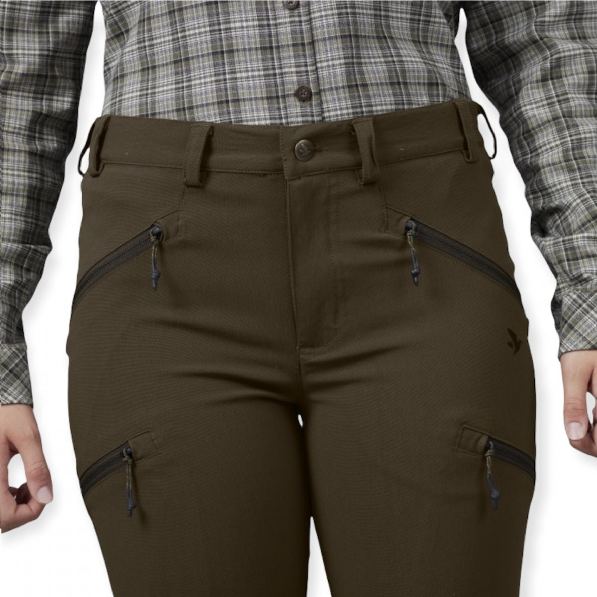 Sieviešu bikses SEELAND Larch stretch, Priežu zaļas