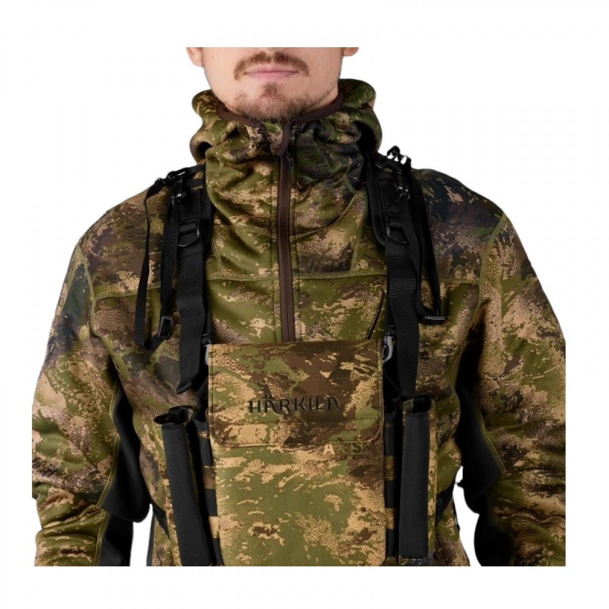 Binokļa siksna HARKILA Deer Stalker Camo AXIS MSP®, Meža zaļa