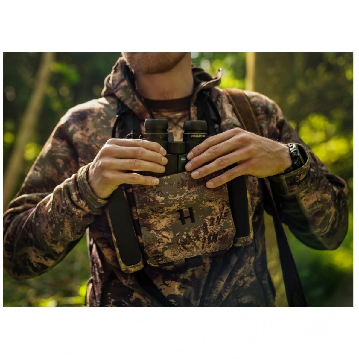 Binokļa siksna HARKILA Deer Stalker Camo AXIS MSP®, Meža zaļa