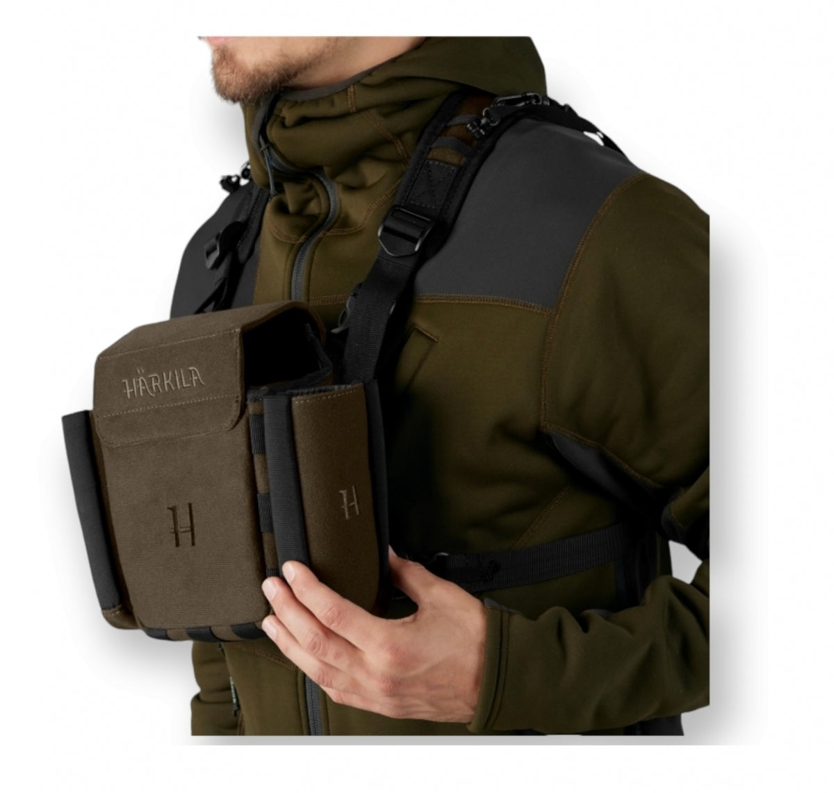 Binokļa siksna HARKILA Deer Stalker, Vītolu zaļa