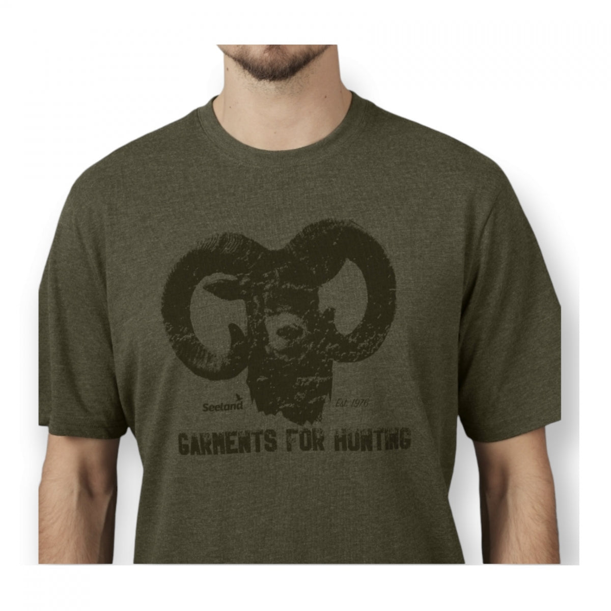 T-krekls SEELAND Outdoor, Priežu zaļš/Melnanžs