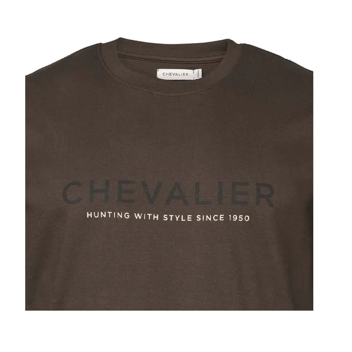 T-krekls Chevalier Logo, Ādas brūns