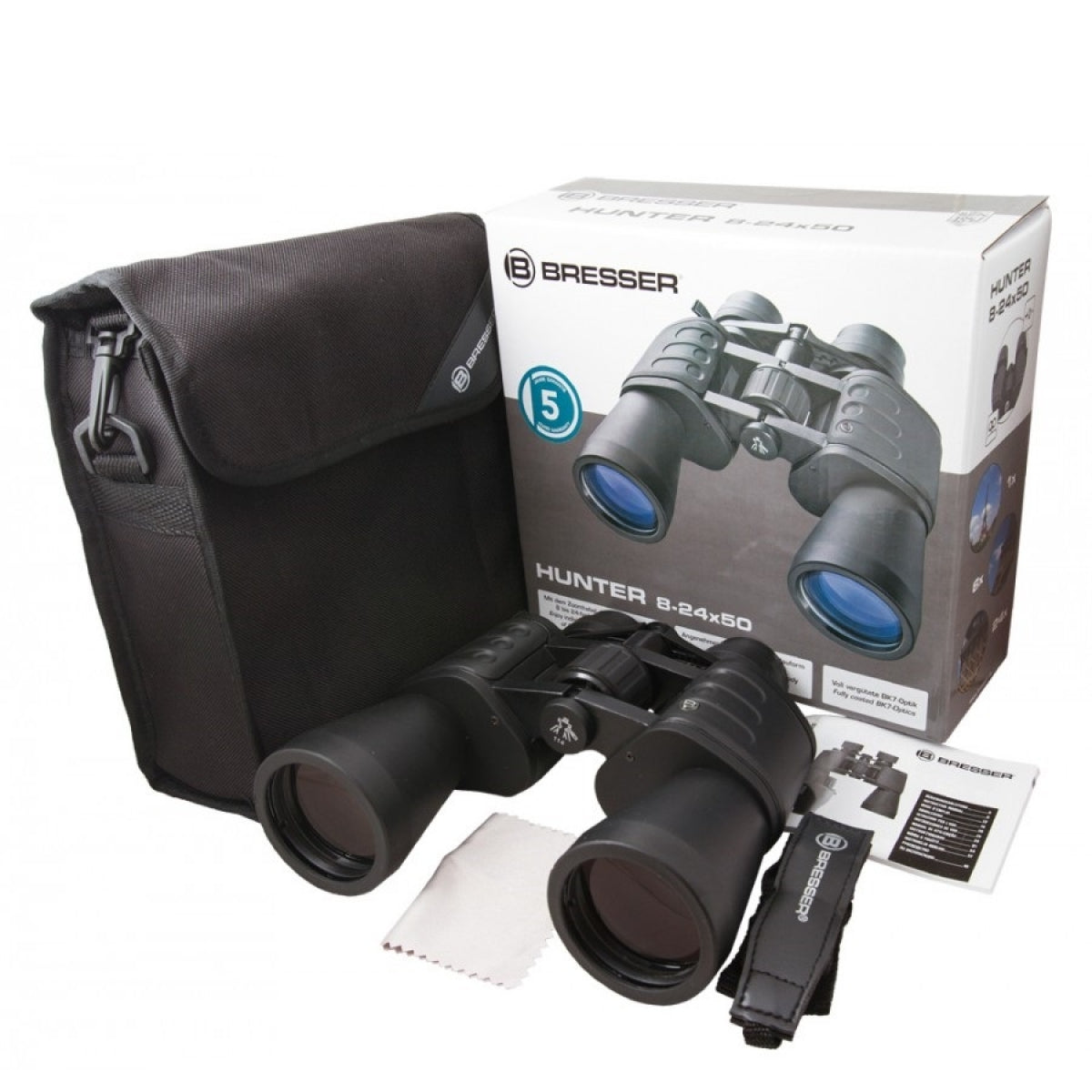 Binoklis Bresser Hunter 8-24x50 Zoom