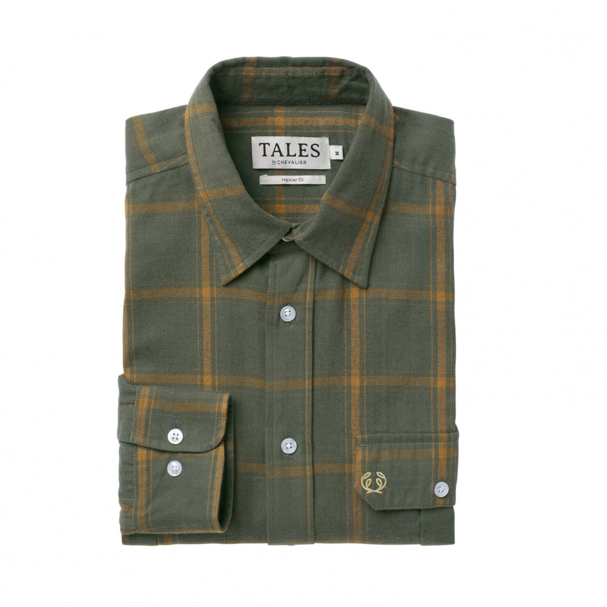 Krekls CHEVALIER Hawk Flannel, Lapu zaļš