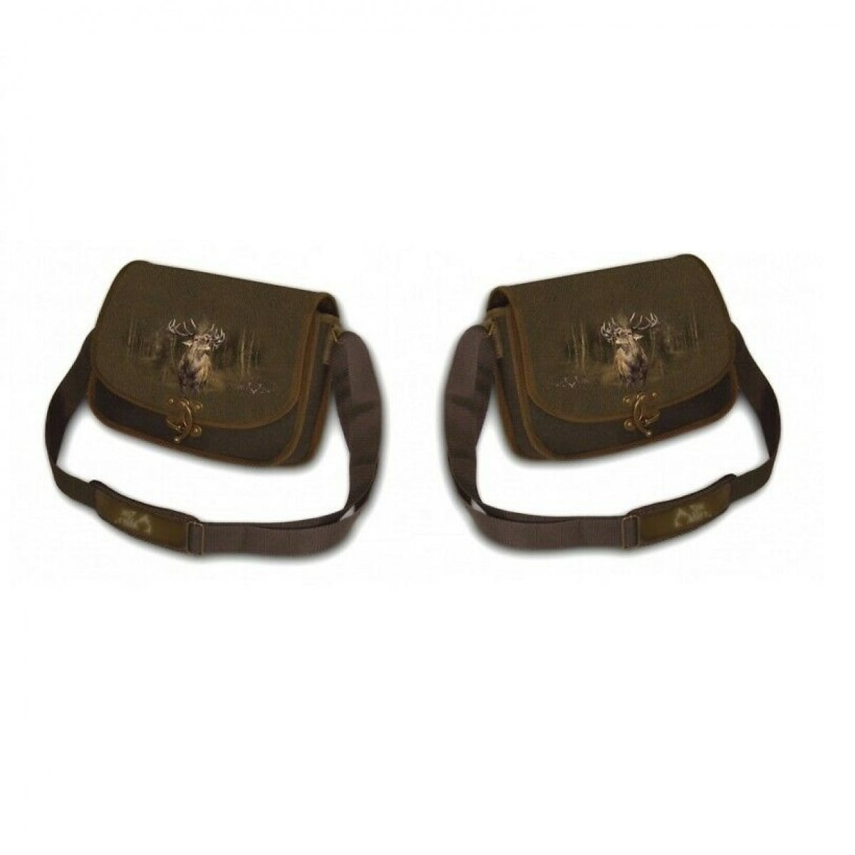 Plecu soma ar brieža apdruku, Brūna