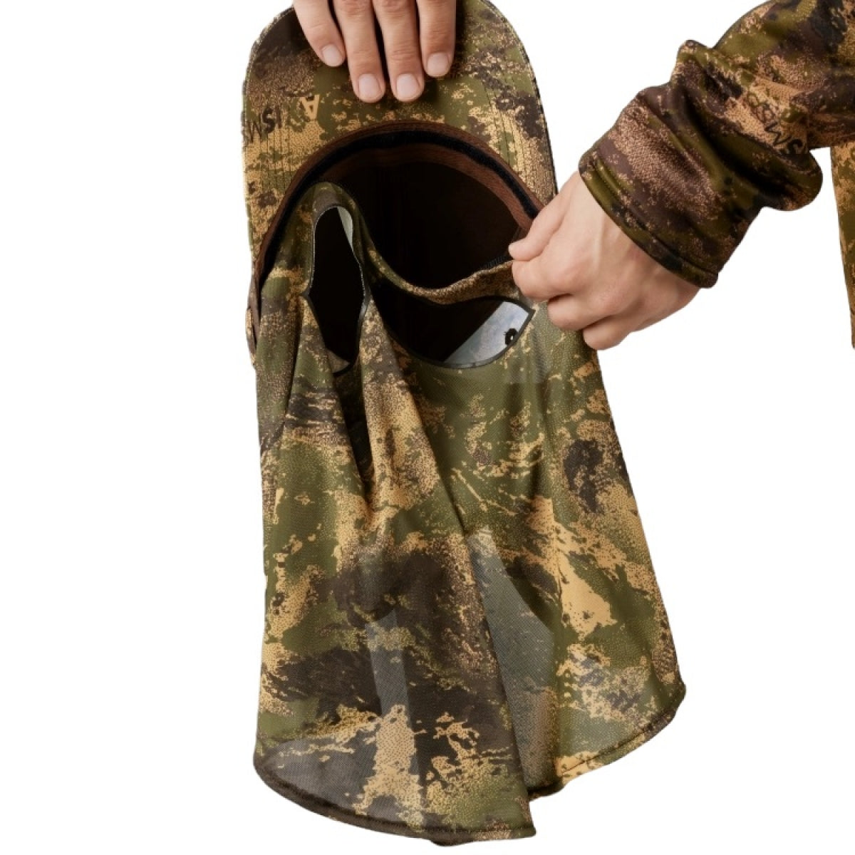 Cepure/Sejas maska HARKILA Deer Stalker, Meža zaļa