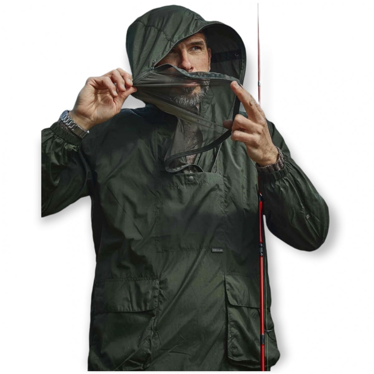 Jaka CHEVALIER Sting Mosquito Anorak, Tumši zaļa