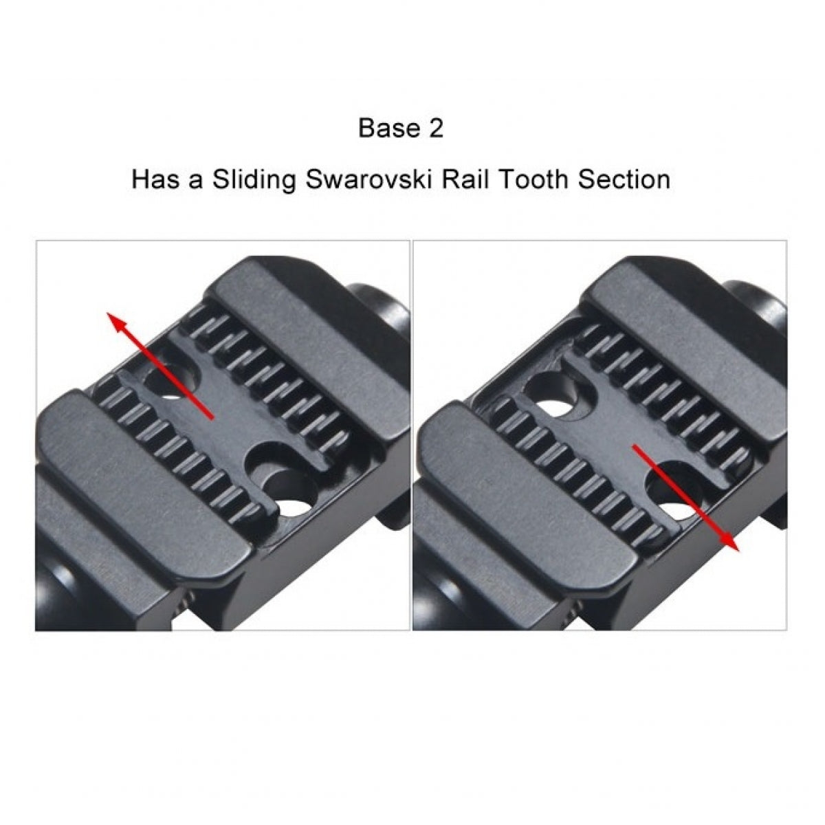 Bāze Recknagel PICATINI Swarovski Weaver AKM BH 7,5 Mutter