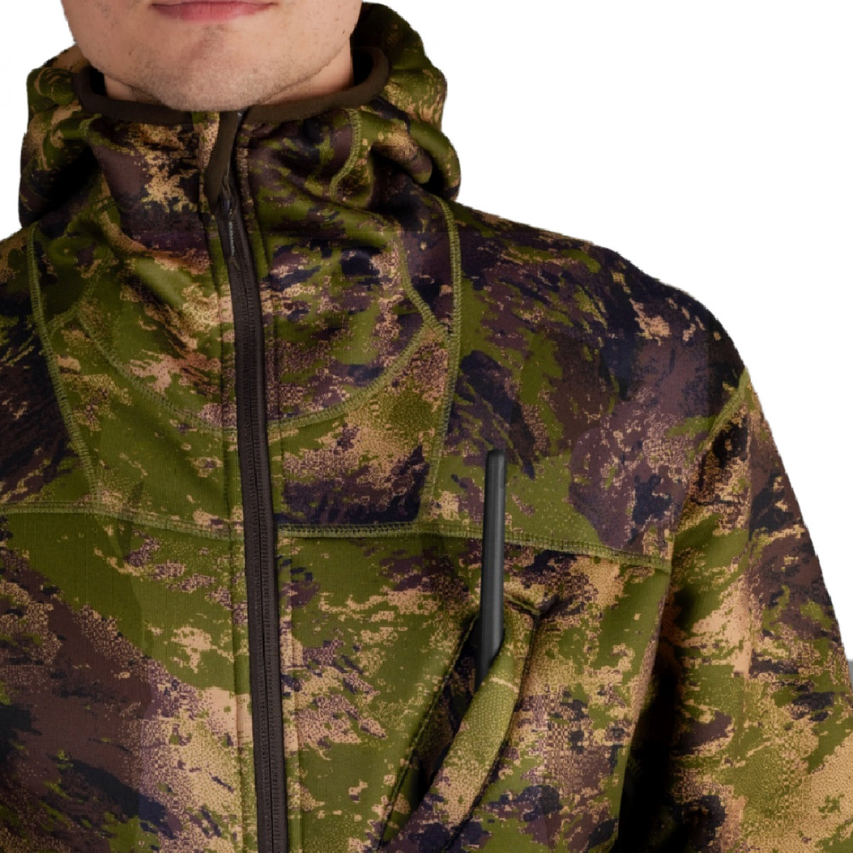 Flīsa jaka Harkila Deer Stalker camo WSP AXIS MSP®Forest, Zaļa