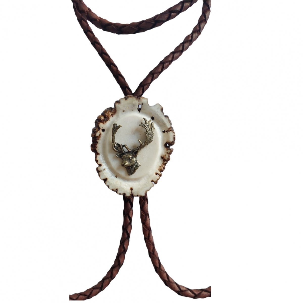 Medaljons ar briežu rotājumu (lielāks)