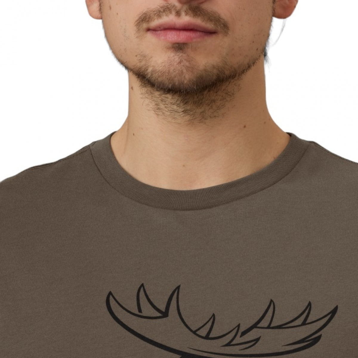 T-krekls HARKILA graphic 2 gab., Brūns granīta/Fantoma