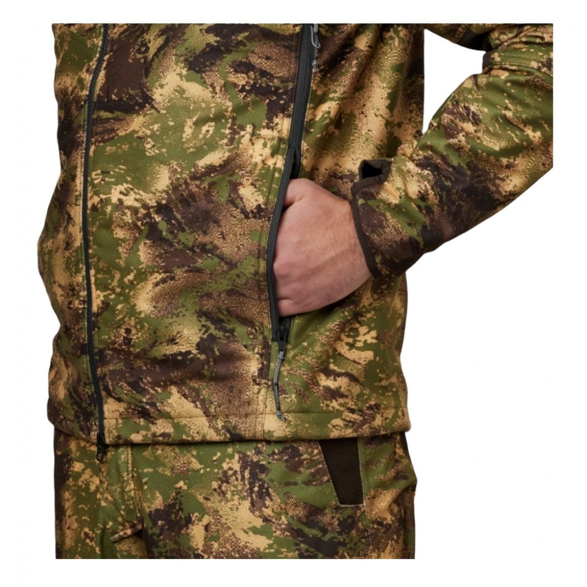 Flīsa jaka Harkila Deer Stalker camo WSP AXIS MSP®Forest