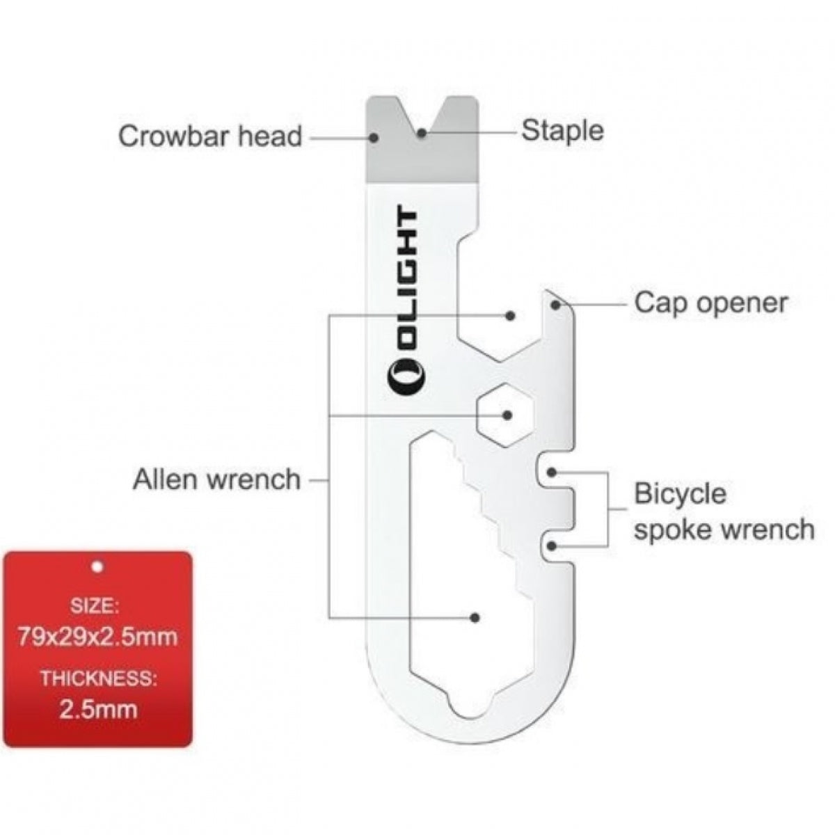 Daudzfunkcionāls rīks OLIGHT Multitool
