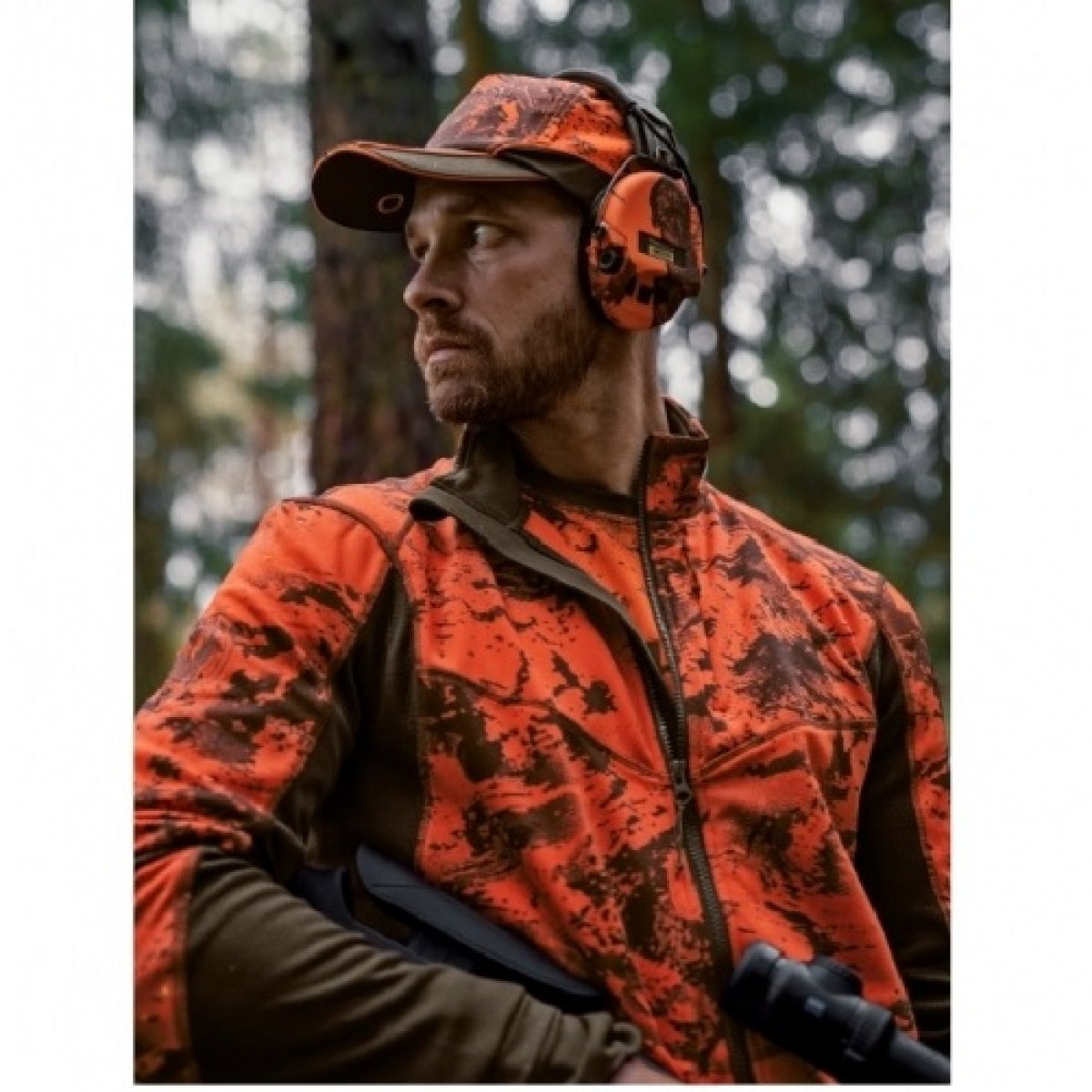 Flīsa jaka HARKILA Harkila Wildboar Pro camo AXIS MSP® Wildboar, Oranža/Ēnu brūna