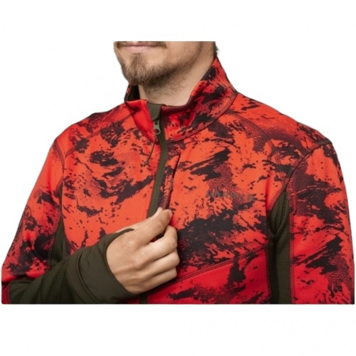 Flīsa jaka HARKILA Harkila Wildboar Pro camo AXIS MSP® Wildboar, Oranža/Ēnu brūna