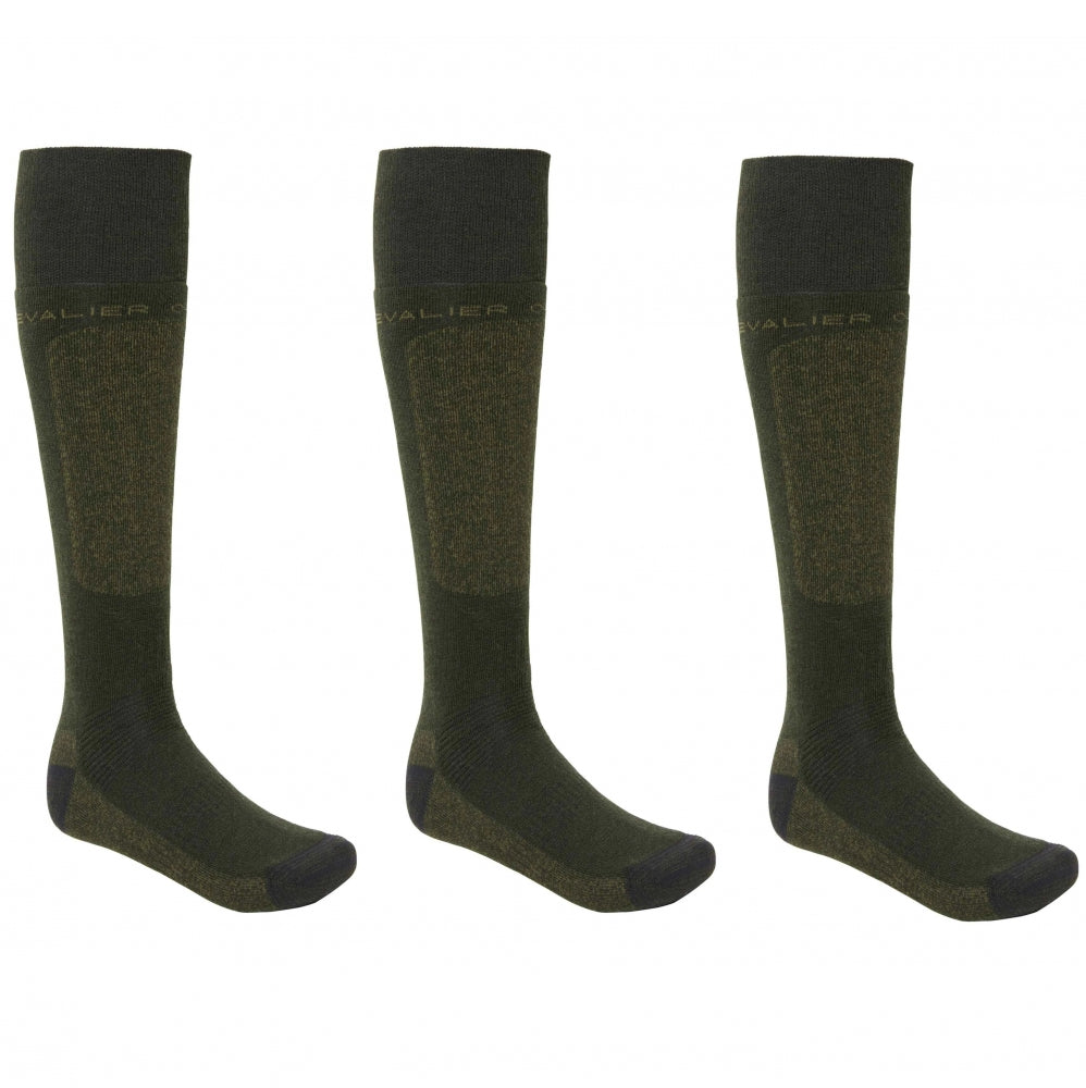 Vilnas zeķes augstiem zābakiem, Tumši zaļas (11300186003)