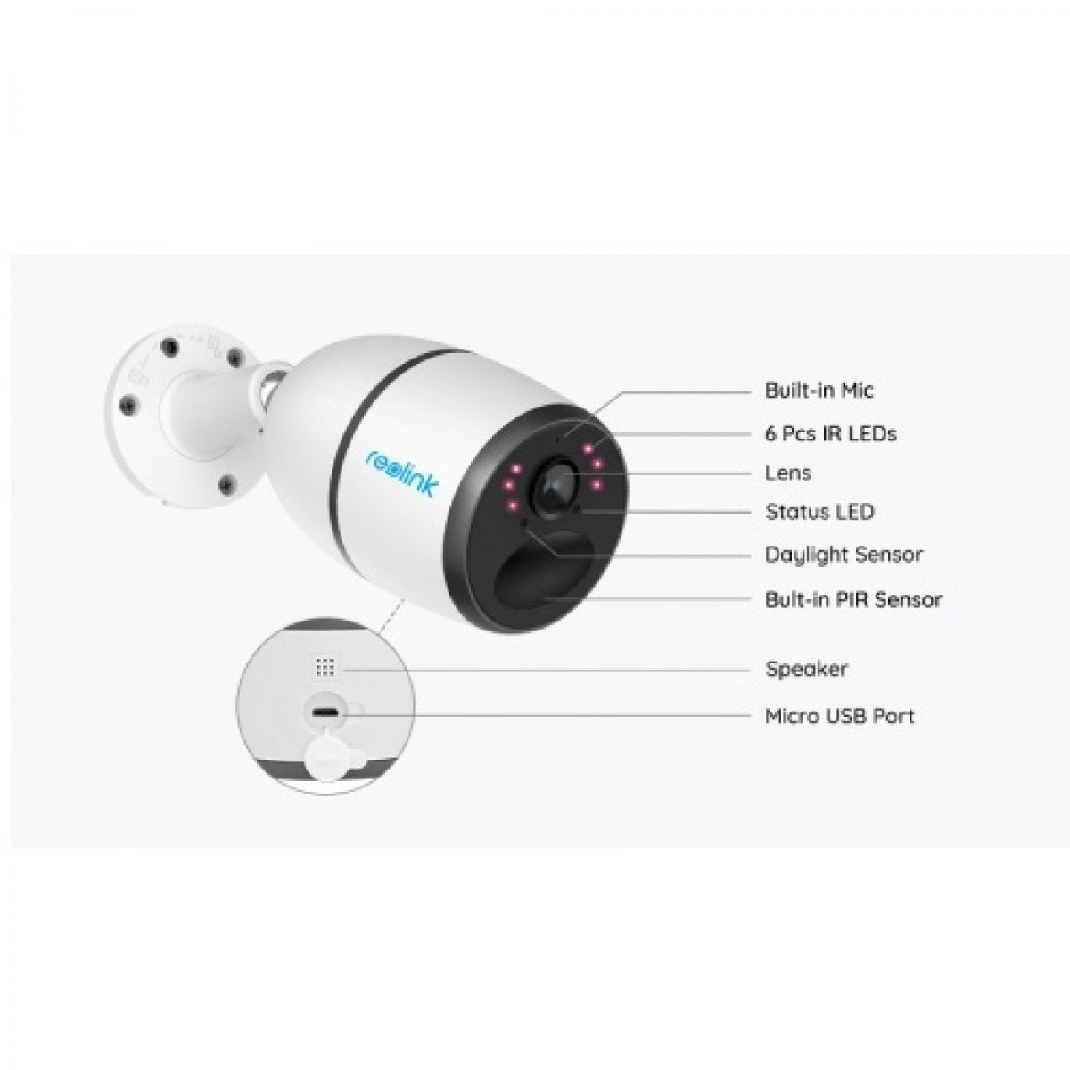 Mobilā drošības kamera Reolink Go 4G