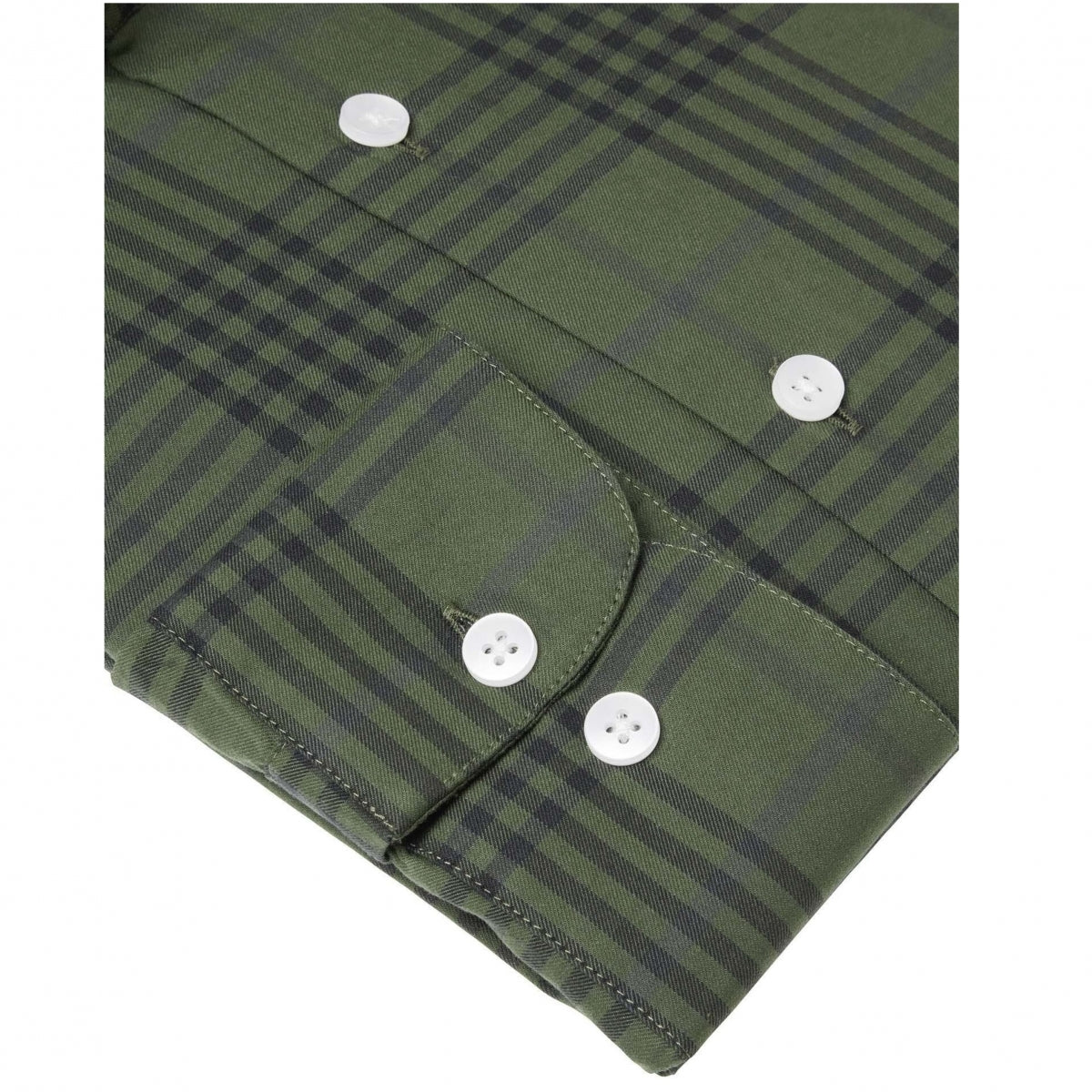 Krekls CHEVALIER Carlton Contemporary Fit Checked, Meža tumšs