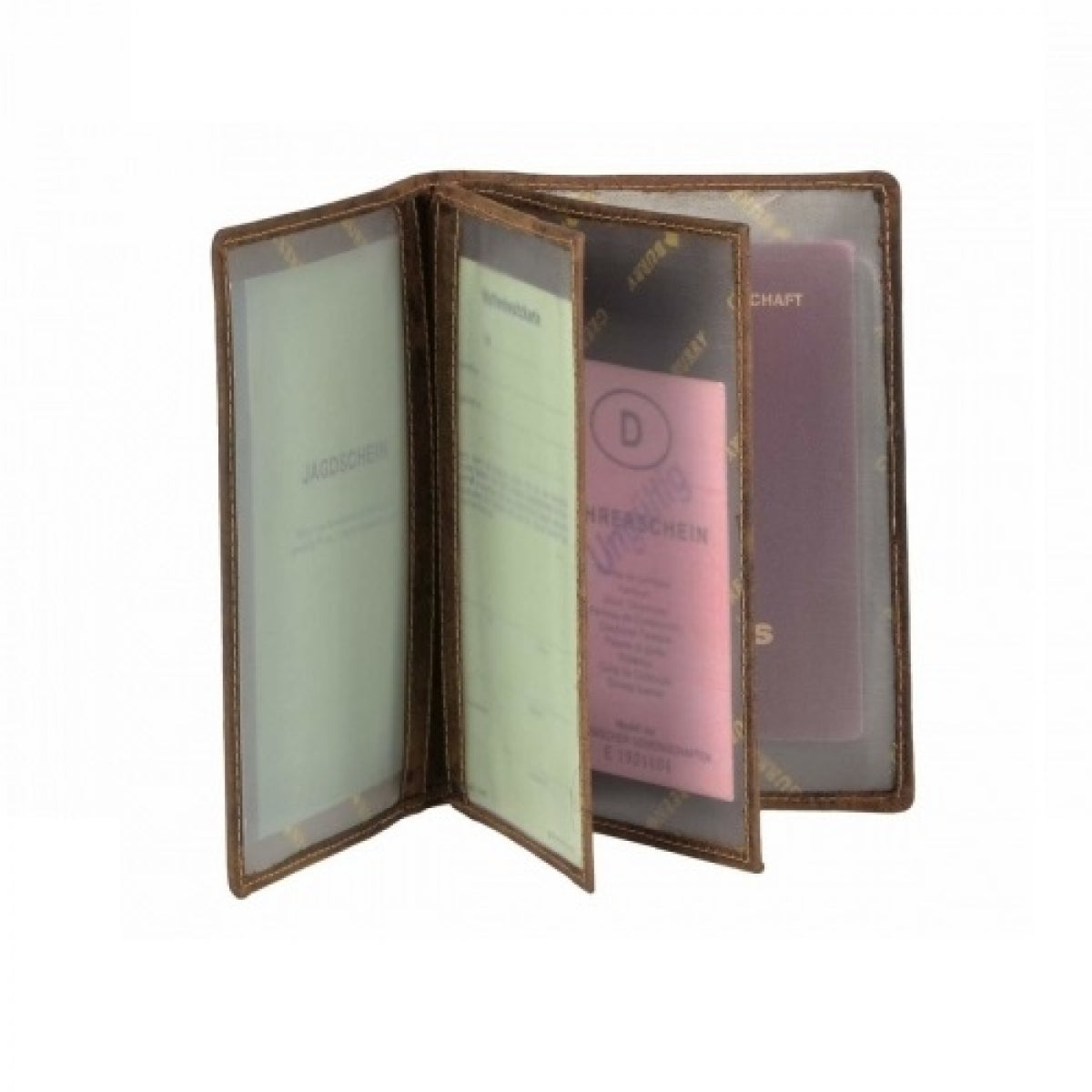 Ādas maciņš dokumentiem GREENBURRY 328B-Stag-25