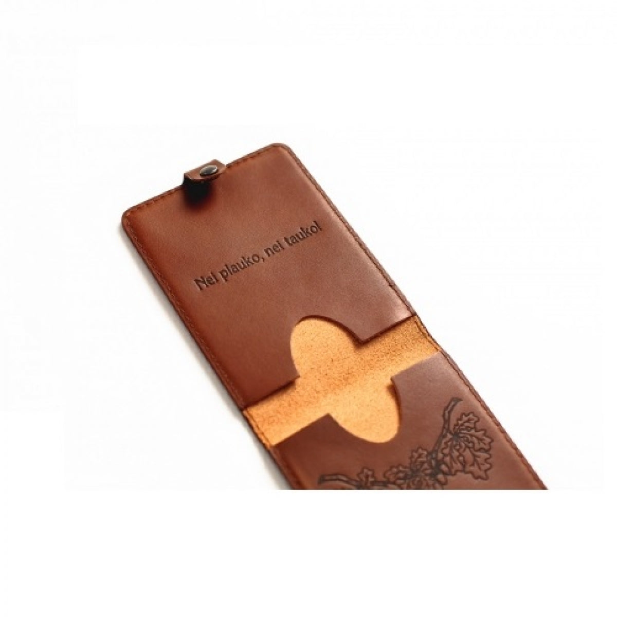 Ādas karšu turētājs