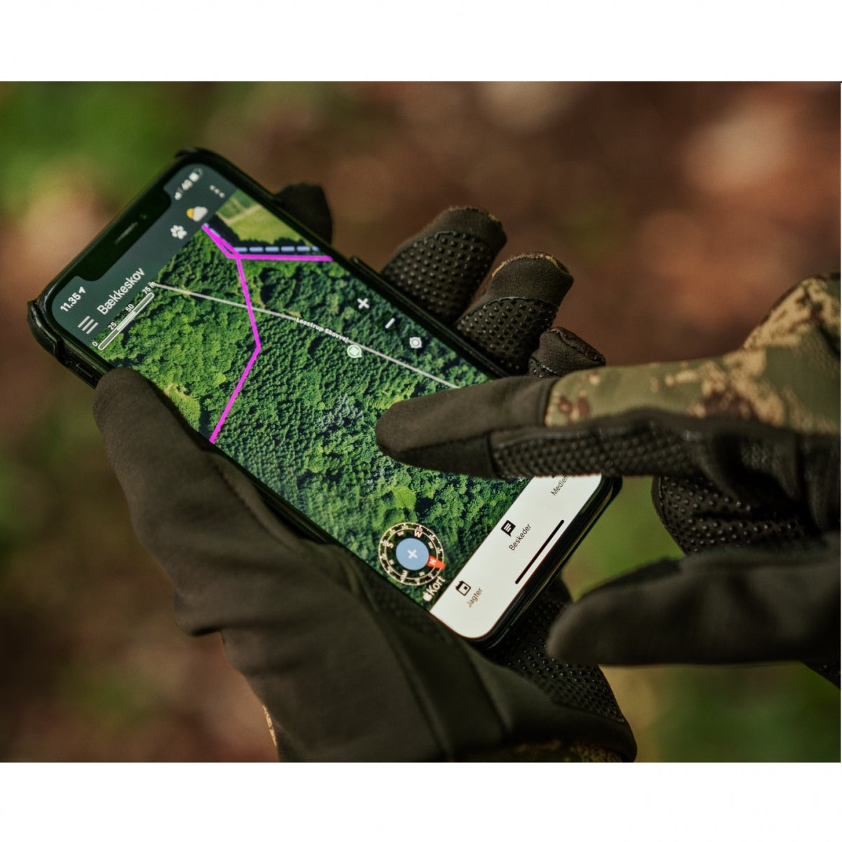 Cimdi HARKILA Deer Stalker camo AXIS MSP®Forest