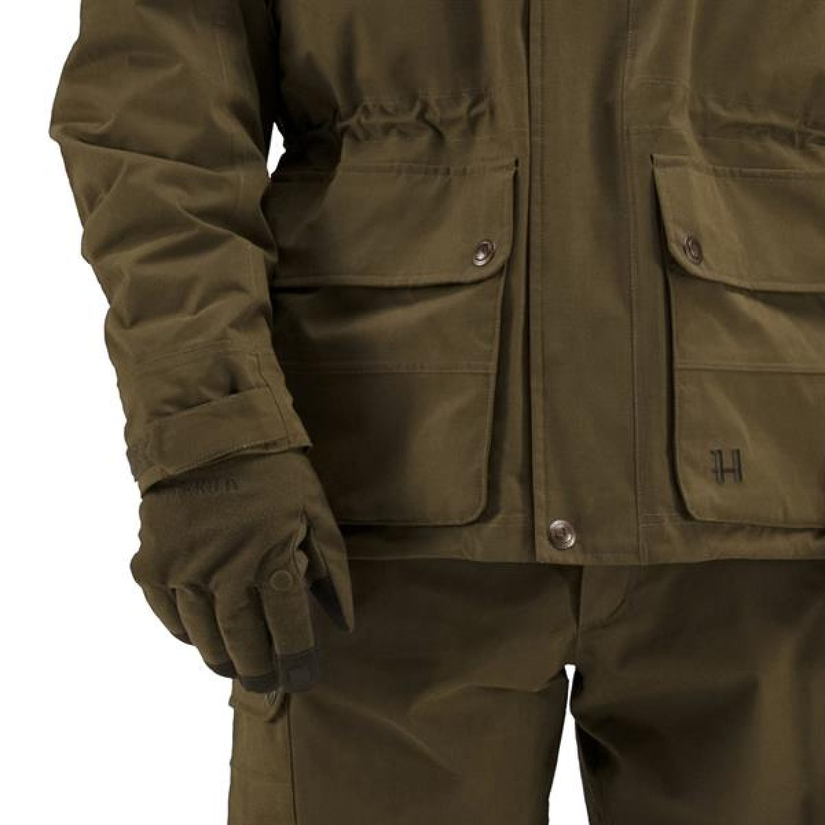 Cimdi Harkila Retrieve HWS Dark Warm, Olīvu