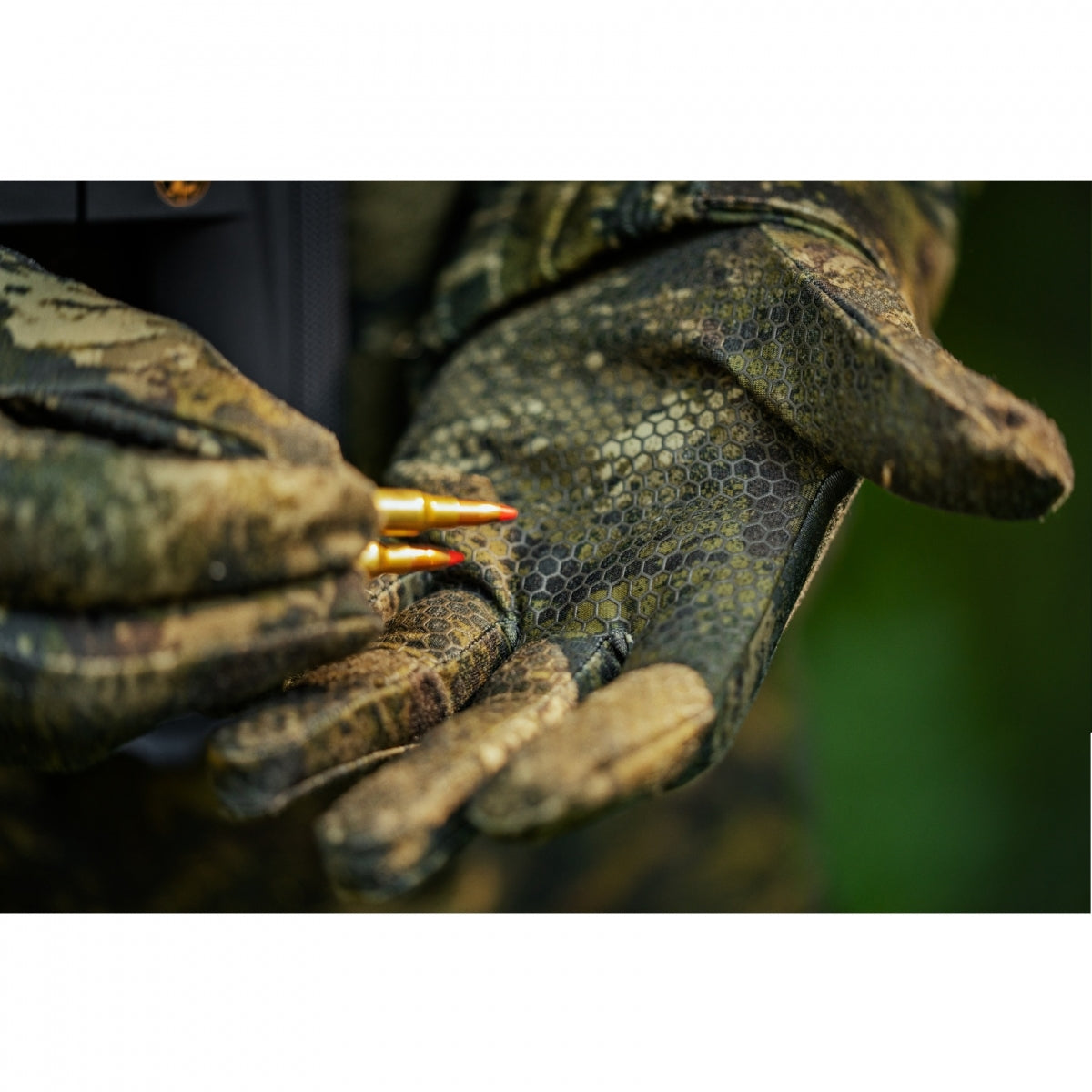 Cimdi Seeland Scent Control Camo Invis, Zaļi