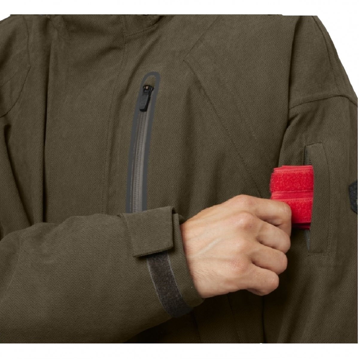 Slitināta jaka Harkila Driven Hunt HWS, Vītolu zaļa