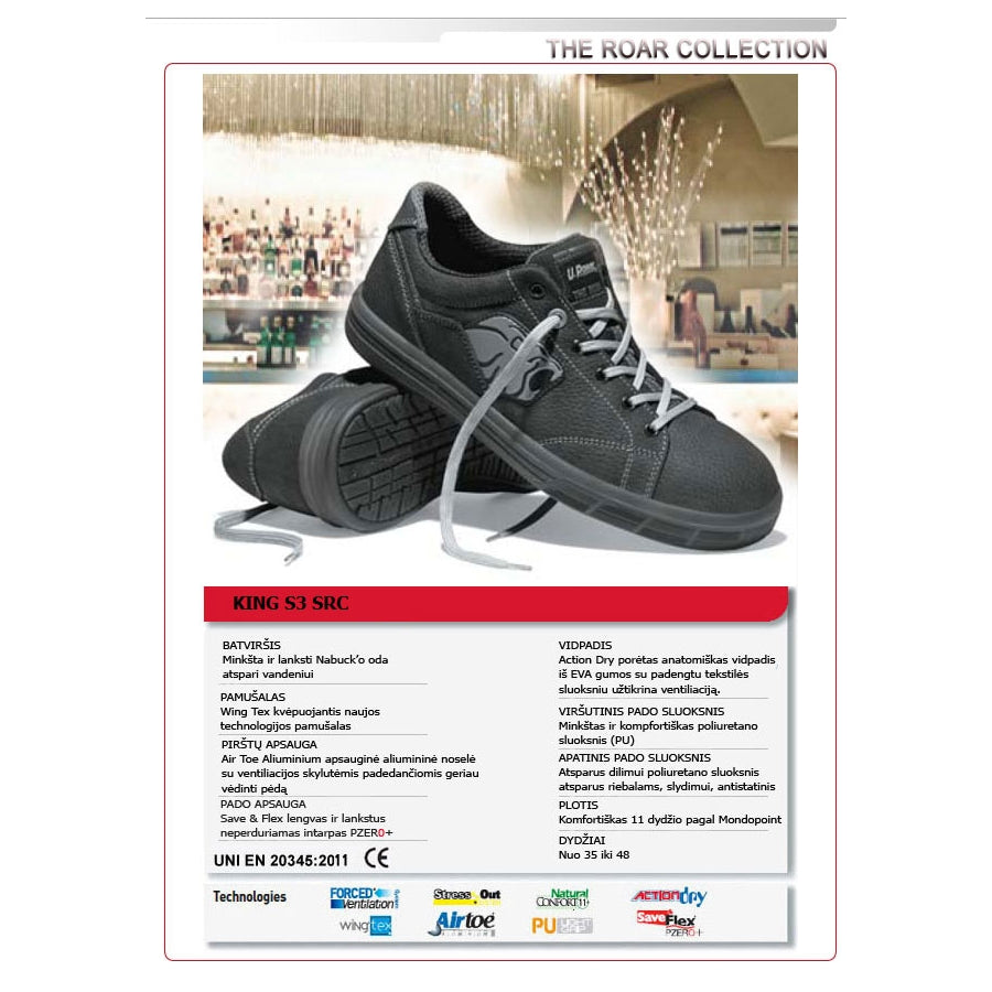 Drošības apavi King S3 SRC
