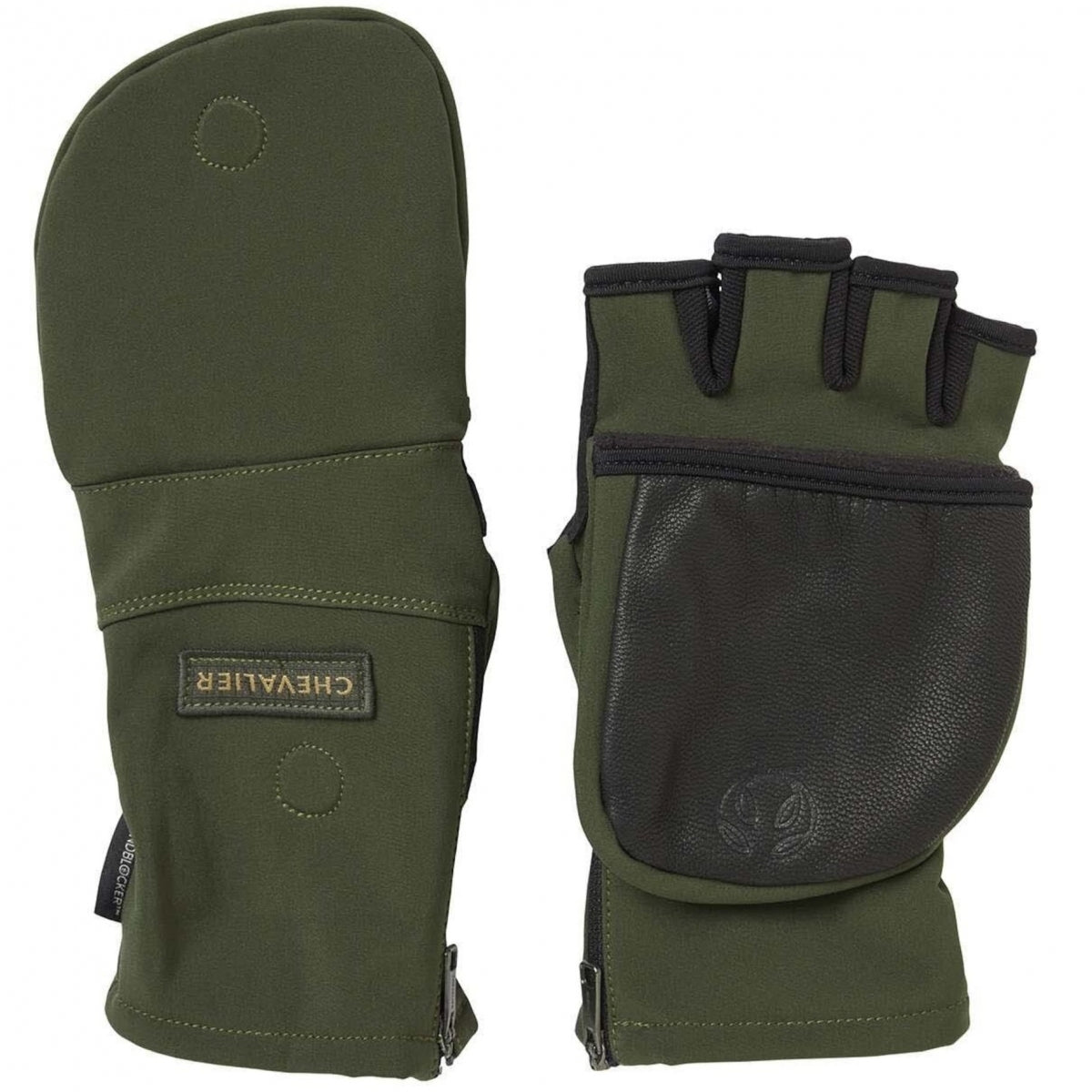 Cimdi Nimrod Windblocker Pullover Mittens, Tumši zaļi