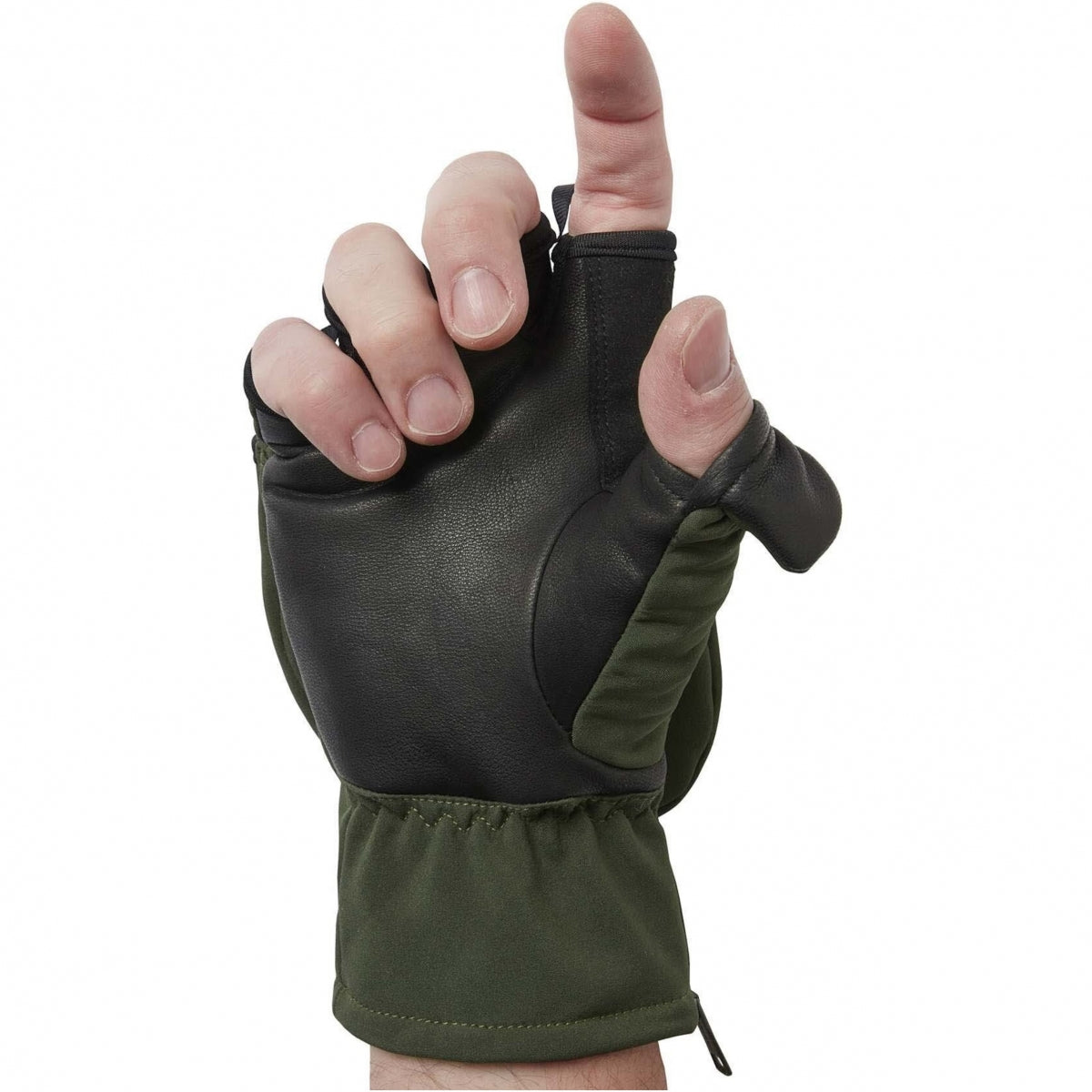 Cimdi Nimrod Windblocker Pullover Mittens, Tumši zaļi