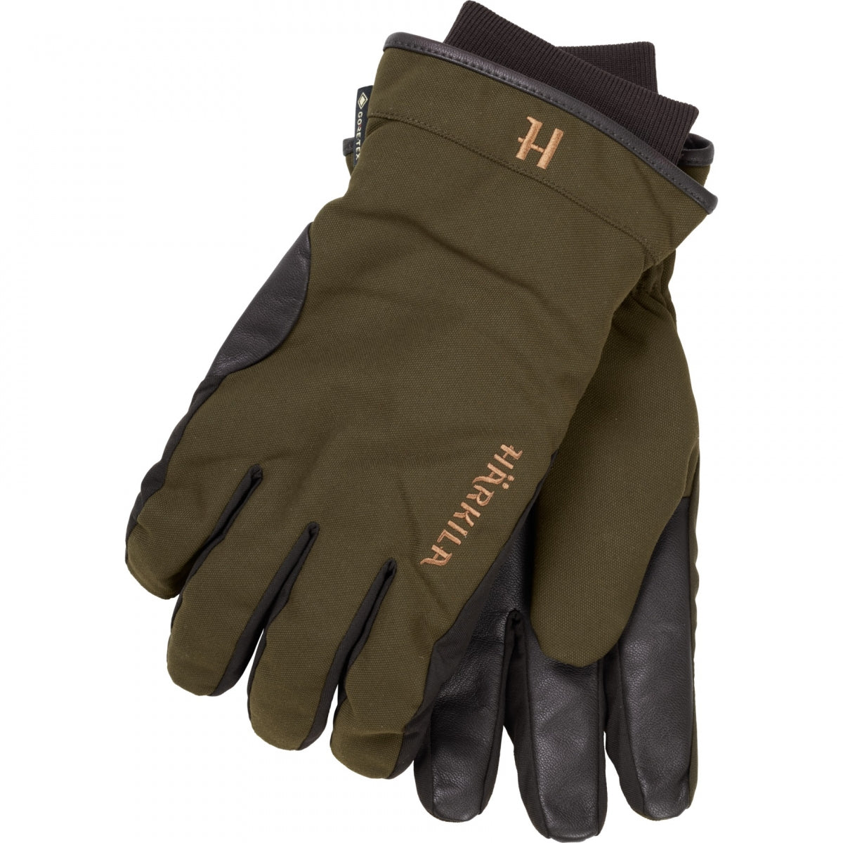 Cimdi HARKILA Pro Hunter GTX, Vītolu zaļi/Ēnu brūni