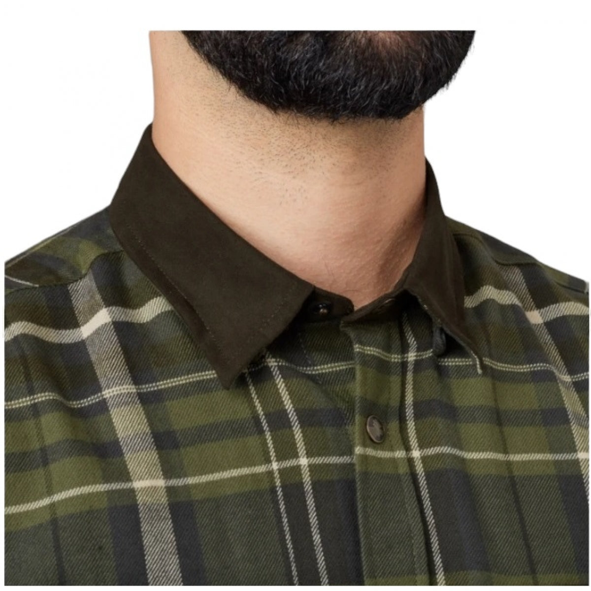 Krekls HARKILA Pajala check, Olīvu