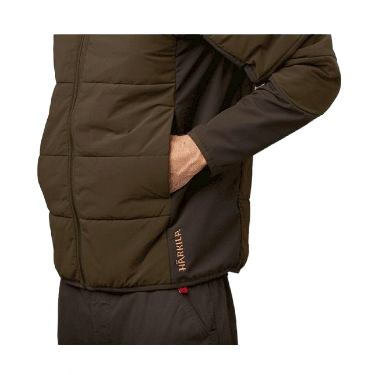 Jaka Harkila insulated midlayer, Medību zaļa/Ēna brūna