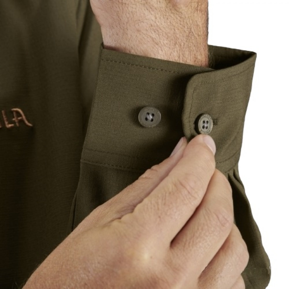 Krekls Harkila Trail L/S, Vītolu zaļš