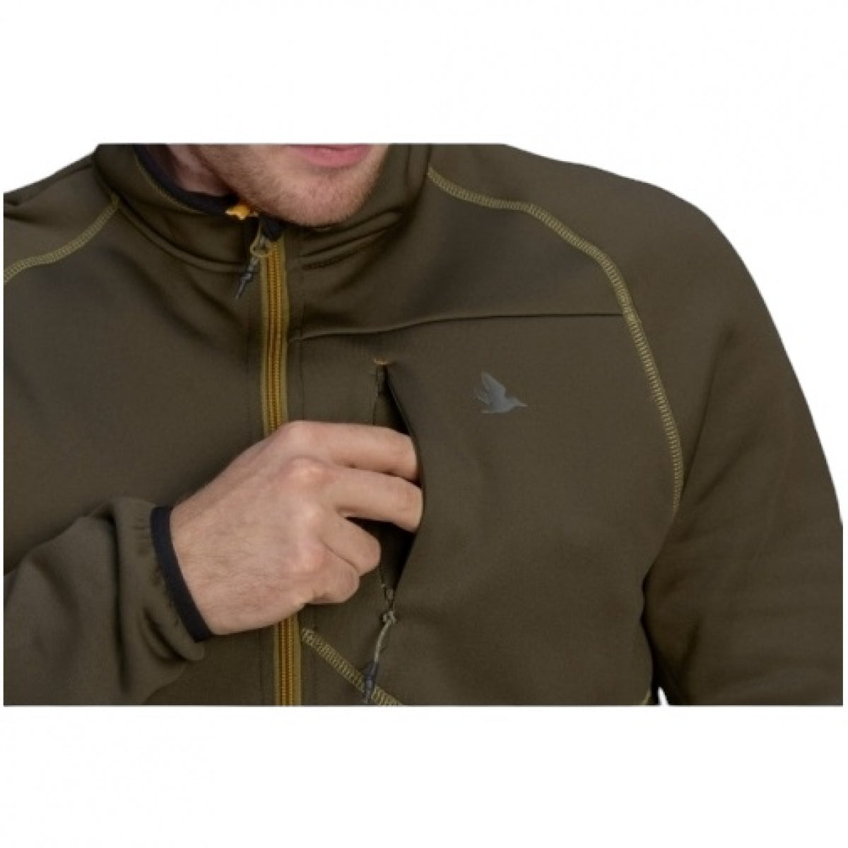 Flīsa jaka Seeland Hawker, Priežu zaļa