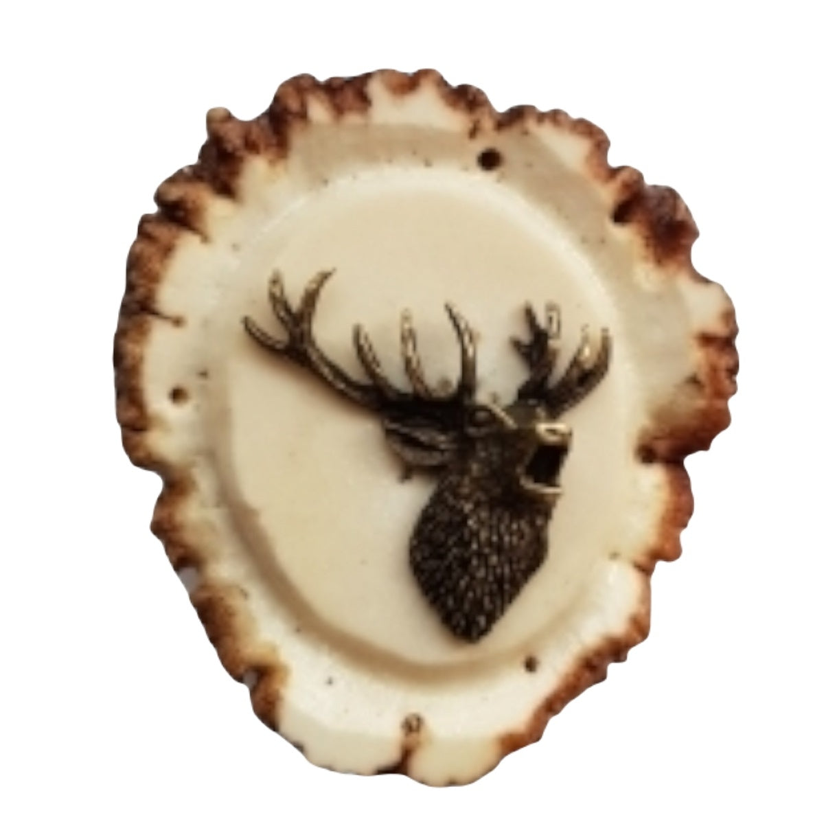 Medaljons ar rēcošu briežu motīvu (lielāks)