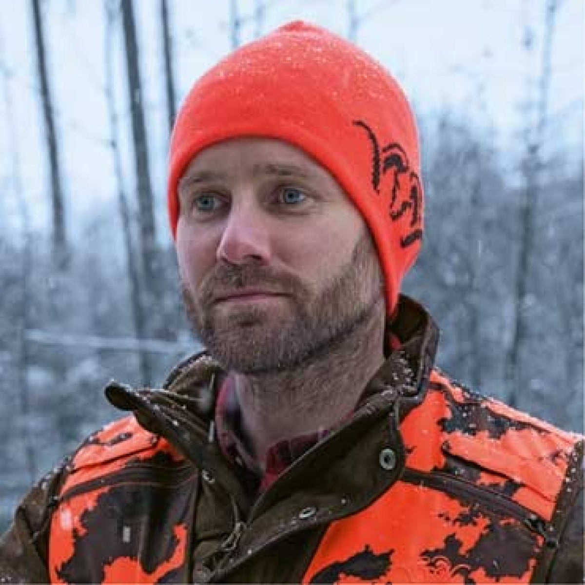 Abpusējā beanie cepure Blaser Argali 80412009, Oranža