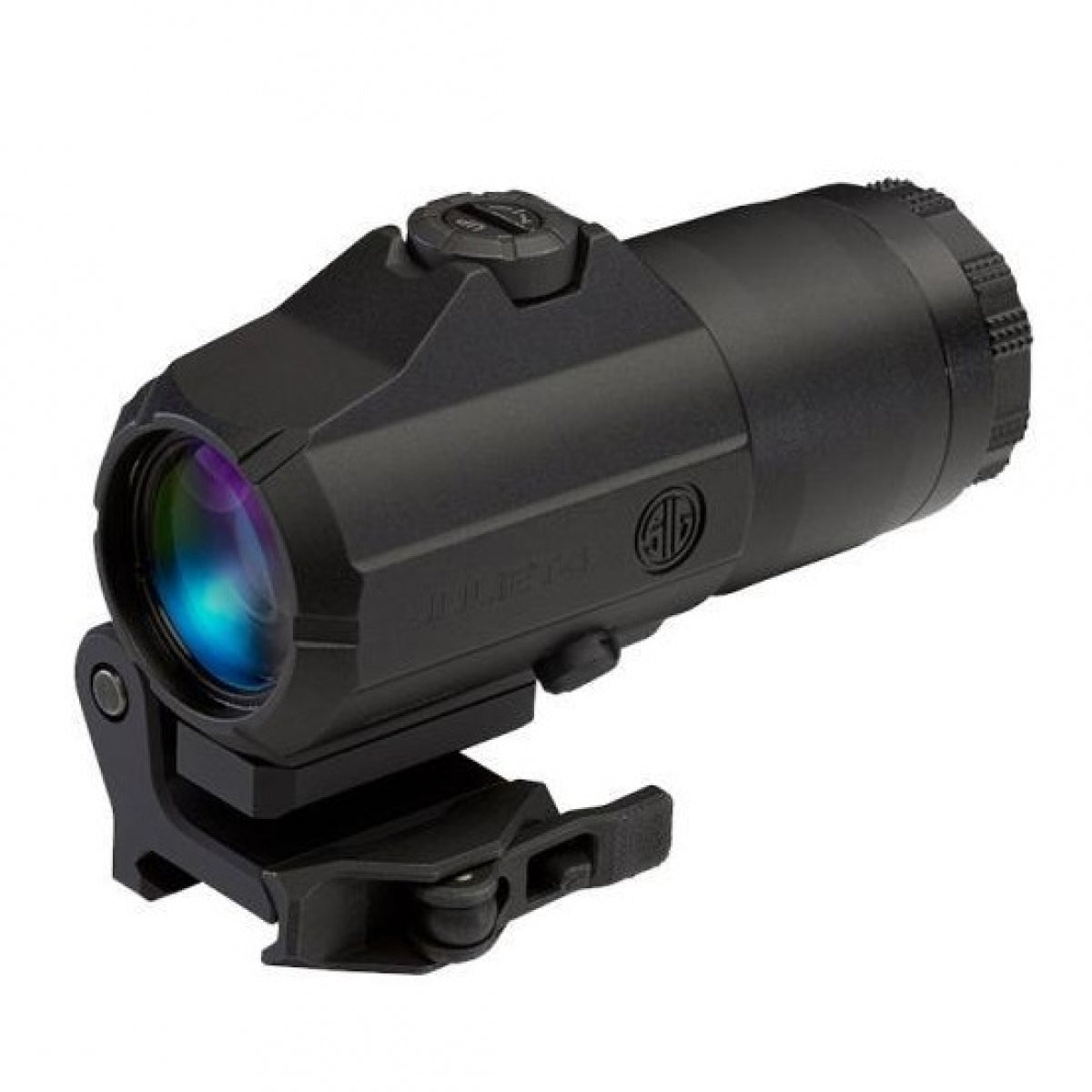 Kolimators Sig Sauer ROMEO4H ar 4X QR stiprinājumu un Juliet4 4x palielinājumu, Melns