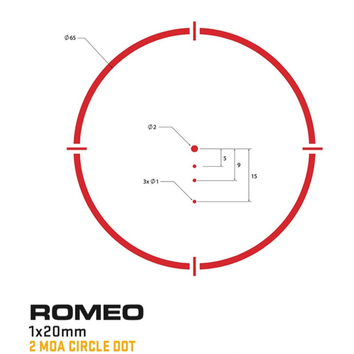 Kolimators Sig Sauer ROMEO4H ar 4X QR stiprinājumu un Juliet4 4x palielinājumu, Melns